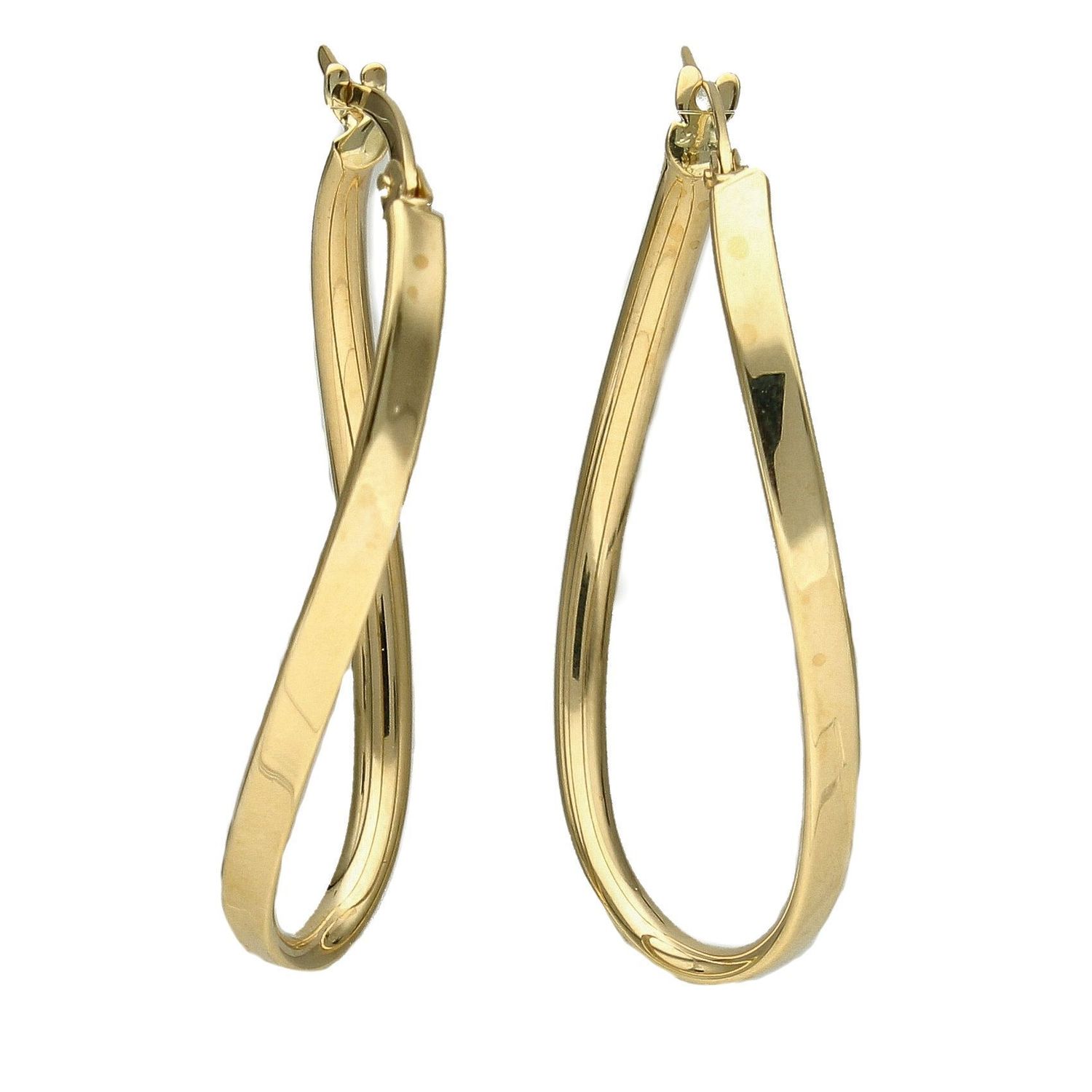 Złote kolczyki Falisty owal KL 8209B.jpg